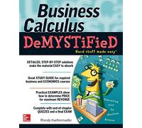 Business Calculus Demystified