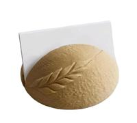 Business Card Display, Desk Storage Stand, Contact Keeper with Bread Design, Organizer Rack with 3.54x1.77x1.77 Inches Compact Size, Work Supply, Professional Fixture for Desktop Trip Use
