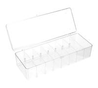 Business Card Holder Box with Lid Acrylic Card Display Rack for Business for Office and Home Use