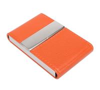 Business Card Holder, Double Open Stainless Steel Business Card Holder Name Card Holder Case Credit Pocket Business Card Case for Men & Women (WOHPNLeuGjSZP-02)