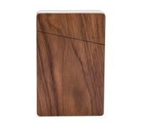 Business Card Holder, Magnetic Wooden Storage Case, Sleek Card Organizer for Men, Durable Wood, Portable Pocket Travel Case for Business Meeting, Networking, Conference, Men Women Professional Use