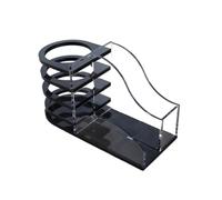 Business Card Holder Organizer Business Card Display Stand Name Card Organizer Office Desktop Business Card Storage Holder Name Card Holder For Office (Bla