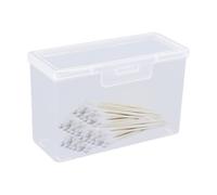Business Card Holder with Lid, Credit Card Storage Box, Transparent Business Card Holder for Desk, Storage Organiser with Safety Buckle for Screws, Cards, Schm, As in Pictures, see description, See