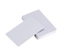 Business Cards - 50Pcs Metal Business Card Impressive Blanks Mark Engraved Metal Business Visiting Name Cards (Color : Silver)
