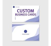 Business Cards Customizable with Logo Photo Text Double Sided Printable, Custom Thank You Cards Small Business,Tarjetas Para Negocio Personalizadas 100 200 500 1000 Paper (General Template)