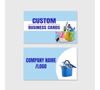 Business Cards Customizable with Logo Photo Text Double Sided Printable, Custom Thank You Cards Small Business,Tarjetas para Negocio Personalizadas 100 200 500 1000 Paper (All Customized)