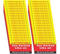 Business Cards Parked Like An Idiot, Business Cards You Parked Like An Idiot | Parking Cards Fake Parking Ticket | 50 Business Cards for Parch Cards