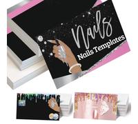 Business Cards Personalised, Custom 100PCS Double-Sided Printing Business Cards with Your Logo Design 3.5"x 2" Cards for Small Business - Nail