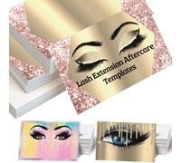 Business Cards Personalised, Custom 100PCS Double-Sided Printing Business Cards with Your Logo Design 3.5"x 2" Cards for Small Business - Lash Extension Aftercare