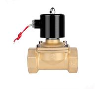 Business Closed Copper Body Electromagnetism Solenoid Valve DN65 DN80 DN100 Water Inch 220v 24v in Stock Often Sale Magnetic(380v,DN65)