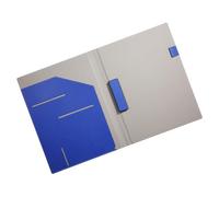Business Conference Folder with Pen Slots and Card Pockets Water Resistant Document Organiser Clipboard for Meetings Leather Directory