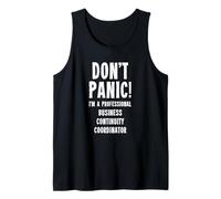 Business Continuity Coordinator Tank Top