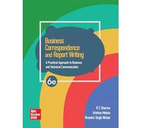 Business Correspondence and Report Writing, 6th Edition