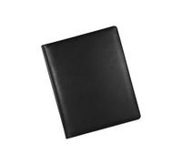 Business Document Case Leather Conference Folder with Clipboard 4 Rings Binder Folder for Business Meeting Interviews Professional Binder for Women