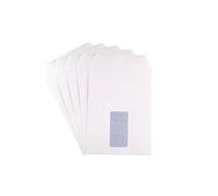 Q-Connect Envelopes C5 Window Pocket Self-Seal 90 gsm White Pack of 500