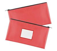 Business File Organizers PU Leather Construction Waterproof Document Card Holders Case Clear Pocket Card Storage Design File Organizers Pouches