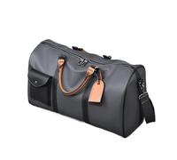 Business Handbag Men's Handbag Large Capacity Travel Tote Bag Waterproof Crossbody Bag(Gray)