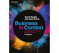 Business in Context: An Introduction to Business and its Environment