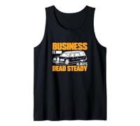 Business is Always Dead Steady A Mortician Funeral Directors Tank Top