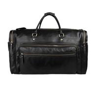 Business Leather Mens Travel Bag Waterproof Leather Overnight Bag for Male Hand Luggage Men Weekend Bag