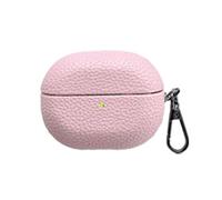 Business Leather Shockproof Protective Headphone Cover with Keychain Accessories Case for Huawei FreeBuds Pro 4-Color#6