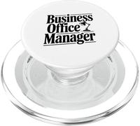 Business Office Manager Fun for Workaholic Bosses PopSockets PopGrip for MagSafe