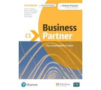 Business Partner C1 – Coursebook & eBook with MyEnglishLab & Digital Resources – Pearson Education