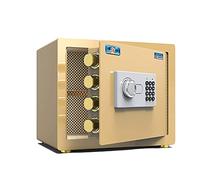 Business Password Small Household Office All Steel Security Deposit Hide Wardrobe Storage Box to Protect Money, Jewelry, Passports Safe Cabinet
