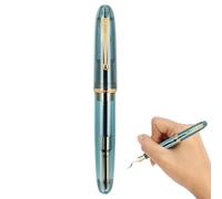Business Pen Gift - High Capacity Ink Converter 9019 Fountain Pens with Metal Tip,Long Lasting Gift Pen with Gold Clip, Portable Pens for Students Nurses