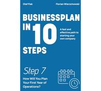 Business Plan in 10 Steps: Step 7: How Will You Plan Your First Year of Operations?
