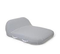 Business & Pleasure Co. Pool Lounger - Extra Large Luxurious Inflatable Pool Float Chaise Lounge - Lauren's Navy Stripe, XL