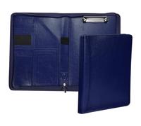 Business Portfolio Padfolio Folder Document Case Organizer PU Leather with Zipper Clipboard for Business Interview and Meeting