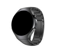 Business Replace Titanium Bracelet For Huawei Watch 5 42mm 46MM No Gaps Specialized Metal Band Accessories(For Watch 5 42-Black)