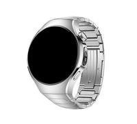 Business Replace Titanium Bracelet For Huawei Watch 5 42mm 46MM No Gaps Specialized Metal Band(For Watch 5 42-Silver)