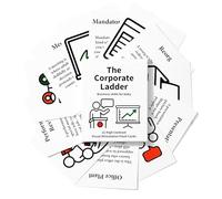 Business Skills for Baby - Funny High Contrast Visual Stimulation Flash Cards - Funny Newborn Gifts - Funny New Mom Gifts - 21 Cards 4'' x 5''