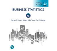 Business Statistics, Global Edition