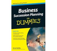 Business Succession Planning FD (For Dummies Series)