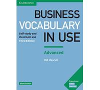 Business Vocabulary in Use: Advanced Third edition. Wortschatzbuch + Lösungen: Book with answers