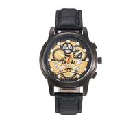 Business Watch - PU Leather, 40mm Strap Mens Watch With Date | Automatic Analog Display Stylish Multifunction Wristwatch Timekeeping, Men's Dress Watches For Formal, Casual, Party, Office, Daily Wear