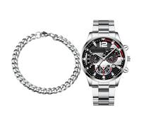 Business Watches for Men,Luxury Watch | Calendar Wristwatch Bracelet for Formal Business Meetings, Daily Work, or Casual Gatherings