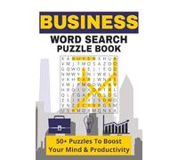 Business Word Search Puzzle Book: Engaging Puzzles Featuring Business Terms & Buzzwords-Perfect for Professionals & Students