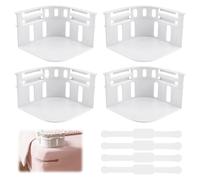 Businey 4pcs Sheet Holders for Bedding With Lock Strips, Removable Fitted Sheet Corner Holders Non-Slip Lumber Lock Fitted Sheet, Sheet Holders for All Bed Sheet Mattresses Bonus Bed sheet Tucker Tool