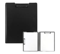 Businey Clipboard A4, Plastic Document Folder, Clipboard with Cover, Clip Board Folder with Double Clips, Lightweight Clip Boards A4 for School Work Office