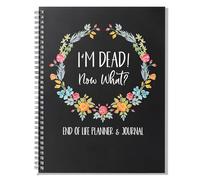 Businey Death Book Organiser UK End of Life Planner Books, I'M Dead Now What Funeral Planner Book, Sorry Its Your Problem Now Im Dead, Last Wishes for Son, Daughter, Grandson, Granddaughter