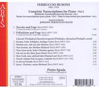 Busoni: Complete Transcriptions for Piano from Bach, Vol.2