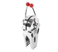 BusoTh Zinc Alloy Dual Lever Boat Engine Control, Universal Boat Dual Lever Throttle Control, for Outboard, Inboard, Marine Top Dual Handle Shift, Fits 3300/33C Engine Control Cables