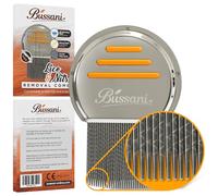 Bussani Lice Comb for Fine & Thick Hair | Lice Treatment | Nit Comb for Lice Eggs | Lice Brush | Great for Dandruff & Psoriasis