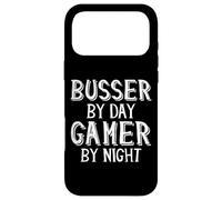 Busser By Day Gamer By Night Gift For Restaurant Bus Boys Case for iPhone 17 Pro Max
