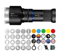 Bussi MG06 Pro Optical Bowens Mount Snoot for LED Lights, 33° Lens Spotlight for Photography, with Amaran cob60xS/dS/150C/300C/LS300x, LSC300d II, Nanlite FS-300B/300C, Extended Bowens Mount