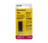Bussmann (BP/CB211-15-RP) 15 Amp Type-I ATM Mini Circuit Breaker